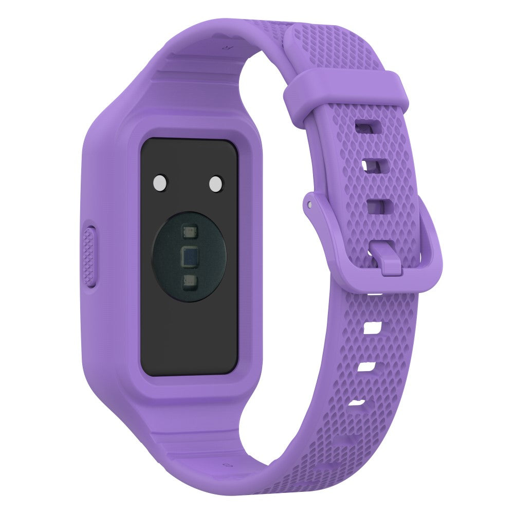 Helt Vildt Slidstærk Silikone Universal Rem passer til Smartwatch - Lilla#serie_1