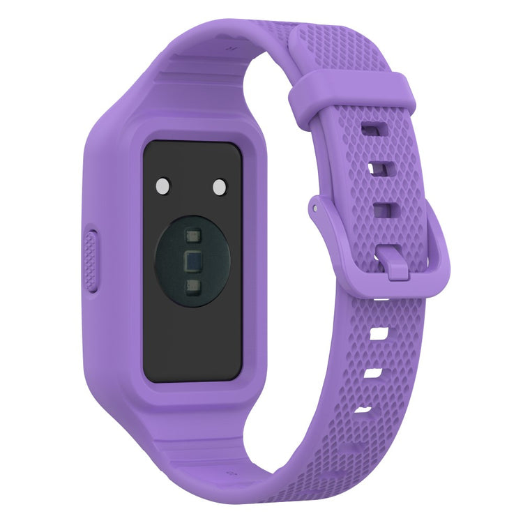 Helt Vildt Slidstærk Silikone Universal Rem passer til Smartwatch - Lilla#serie_1