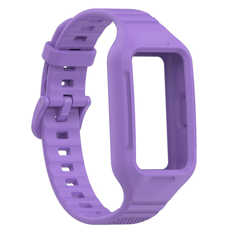 Helt Vildt Slidstærk Silikone Universal Rem passer til Smartwatch - Lilla#serie_1