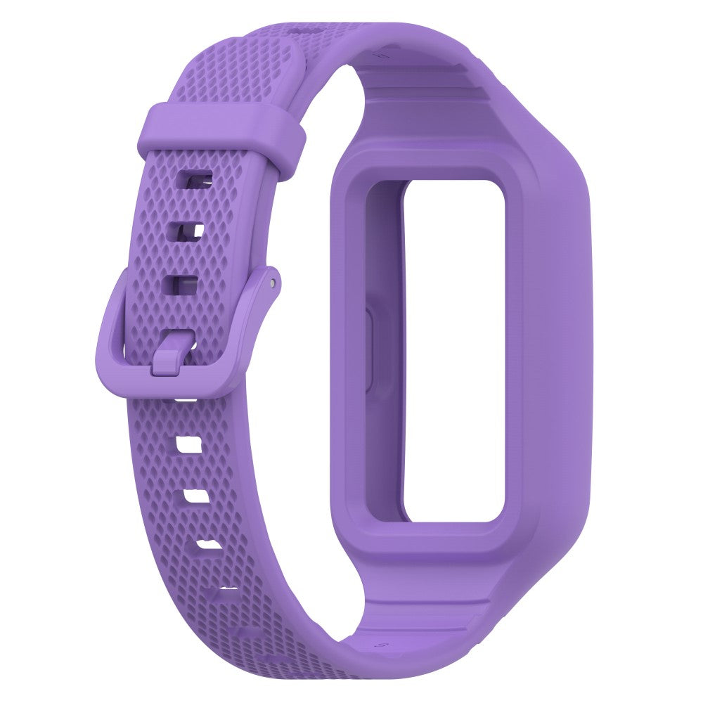 Helt Vildt Slidstærk Silikone Universal Rem passer til Smartwatch - Lilla#serie_1