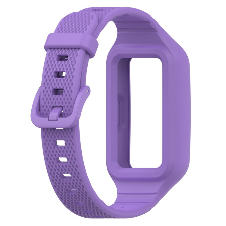 Helt Vildt Slidstærk Silikone Universal Rem passer til Smartwatch - Lilla#serie_1