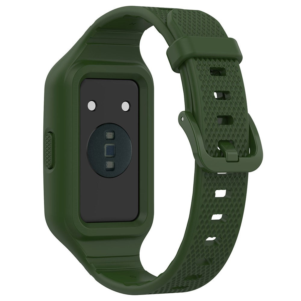 Helt Vildt Slidstærk Silikone Universal Rem passer til Smartwatch - Blå#serie_10