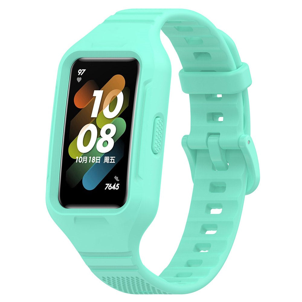 Helt Vildt Slidstærk Silikone Universal Rem passer til Smartwatch - Grøn#serie_11
