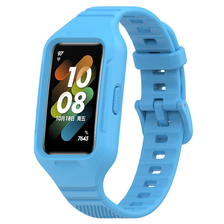 Helt Vildt Slidstærk Silikone Universal Rem passer til Smartwatch - Blå#serie_12