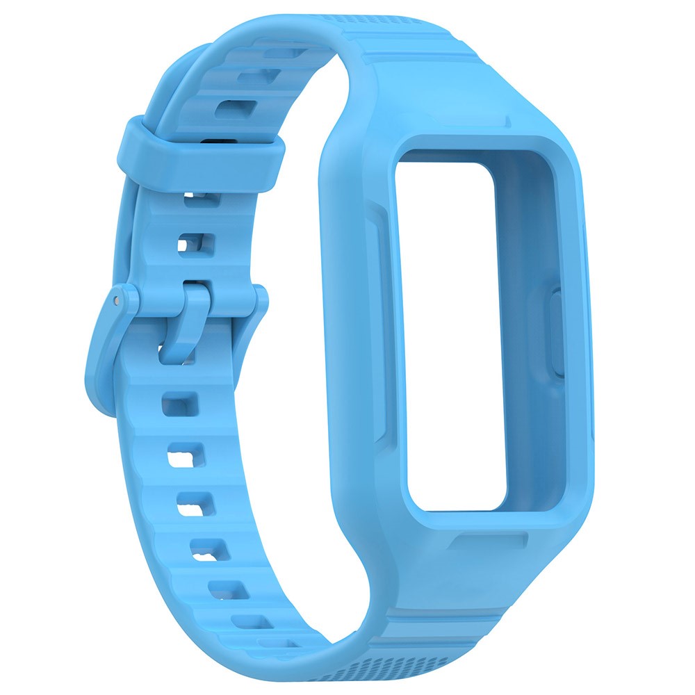 Helt Vildt Slidstærk Silikone Universal Rem passer til Smartwatch - Blå#serie_12