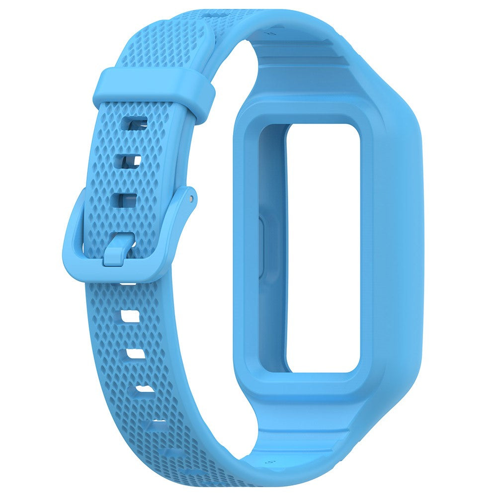 Helt Vildt Slidstærk Silikone Universal Rem passer til Smartwatch - Blå#serie_12