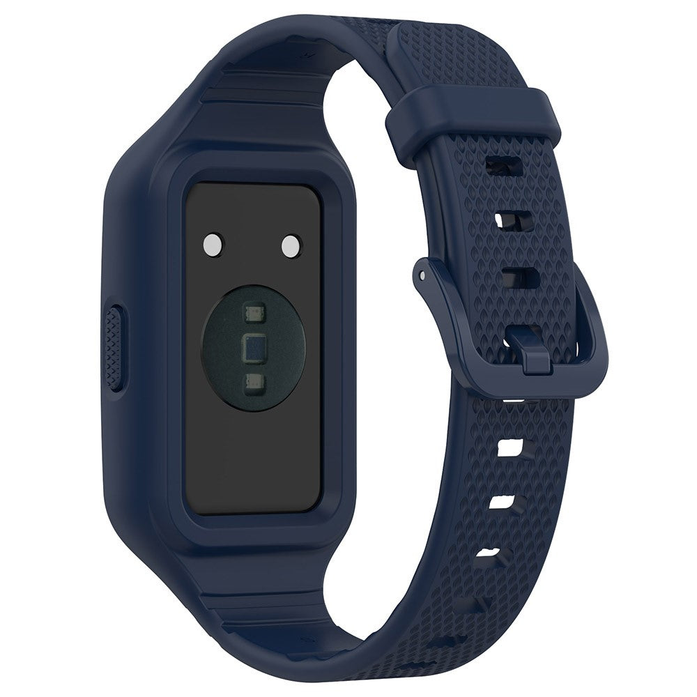 Helt Vildt Slidstærk Silikone Universal Rem passer til Smartwatch - Blå#serie_13