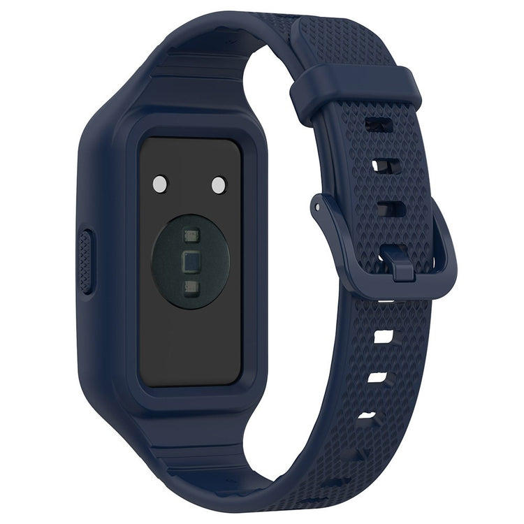 Helt Vildt Slidstærk Silikone Universal Rem passer til Smartwatch - Blå#serie_13