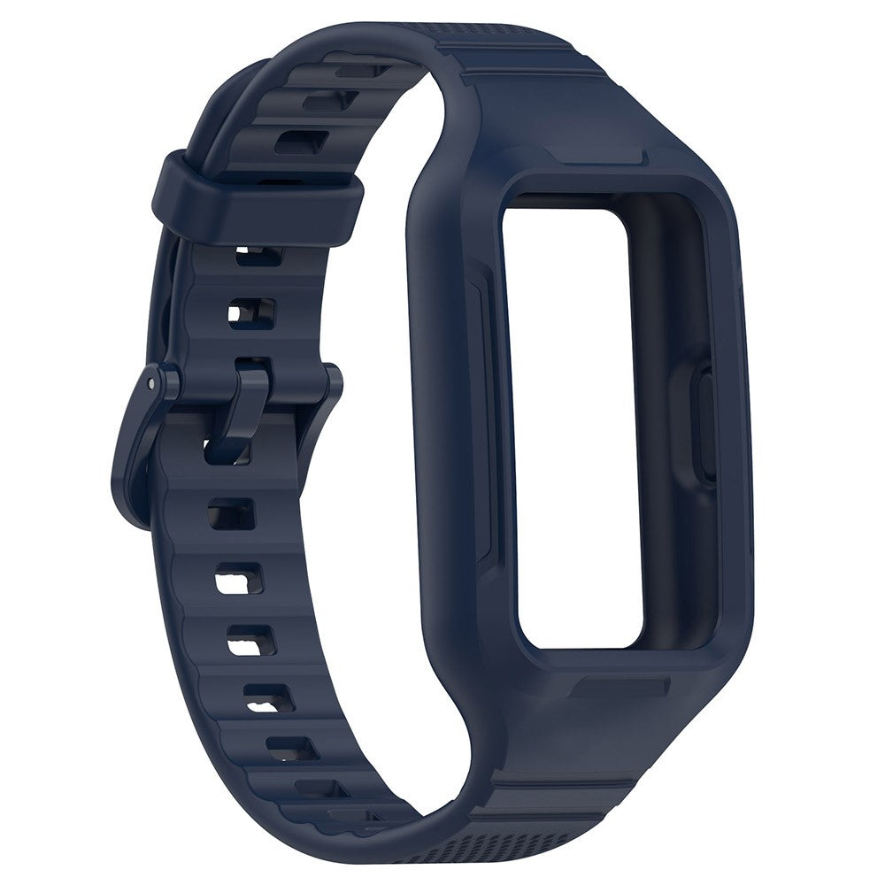 Helt Vildt Slidstærk Silikone Universal Rem passer til Smartwatch - Blå#serie_13