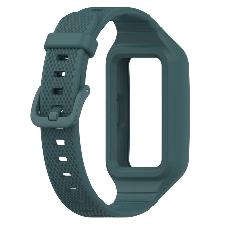 Helt Vildt Slidstærk Silikone Universal Rem passer til Smartwatch - Grøn#serie_14