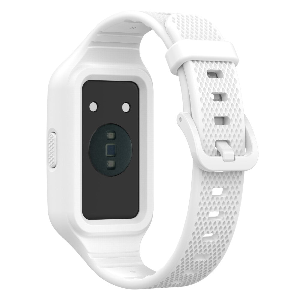 Helt Vildt Slidstærk Silikone Universal Rem passer til Smartwatch - Hvid#serie_2