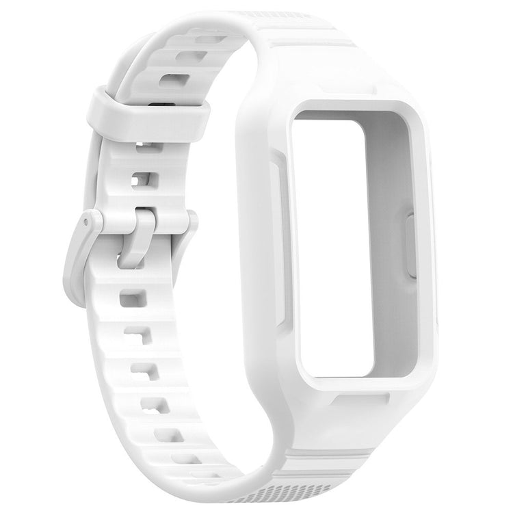 Helt Vildt Slidstærk Silikone Universal Rem passer til Smartwatch - Hvid#serie_2