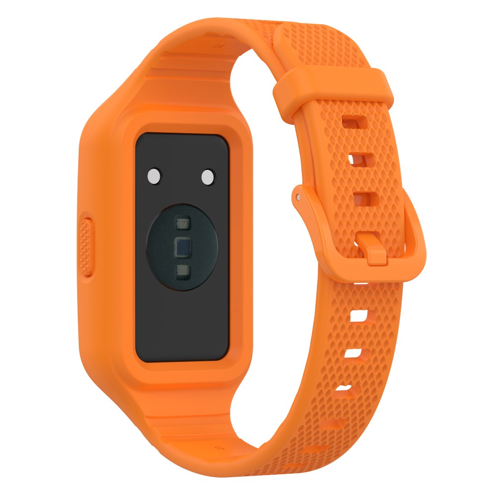 Helt Vildt Slidstærk Silikone Universal Rem passer til Smartwatch - Orange#serie_3