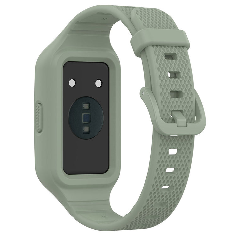 Helt Vildt Slidstærk Silikone Universal Rem passer til Smartwatch - Grøn#serie_5