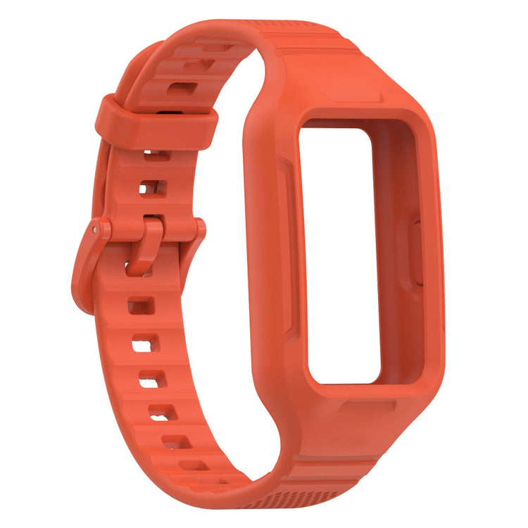 Helt Vildt Slidstærk Silikone Universal Rem passer til Smartwatch - Rød#serie_6