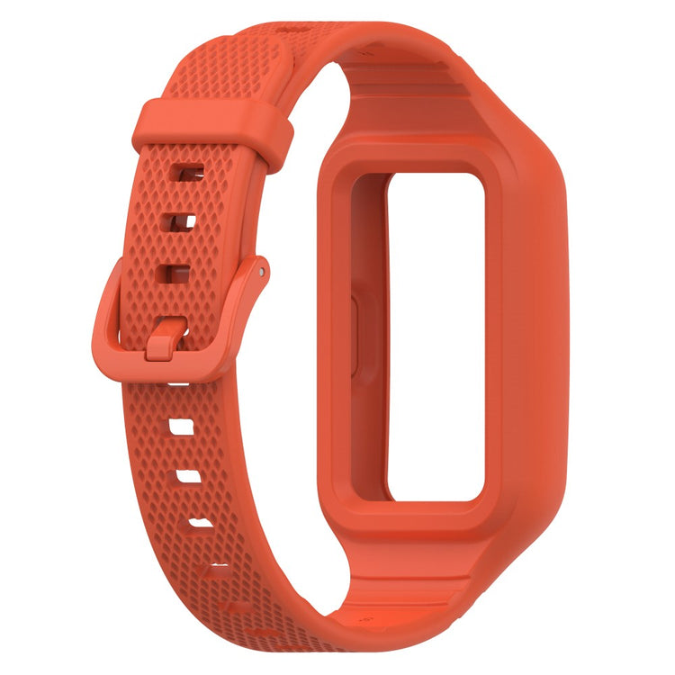 Helt Vildt Slidstærk Silikone Universal Rem passer til Smartwatch - Rød#serie_6