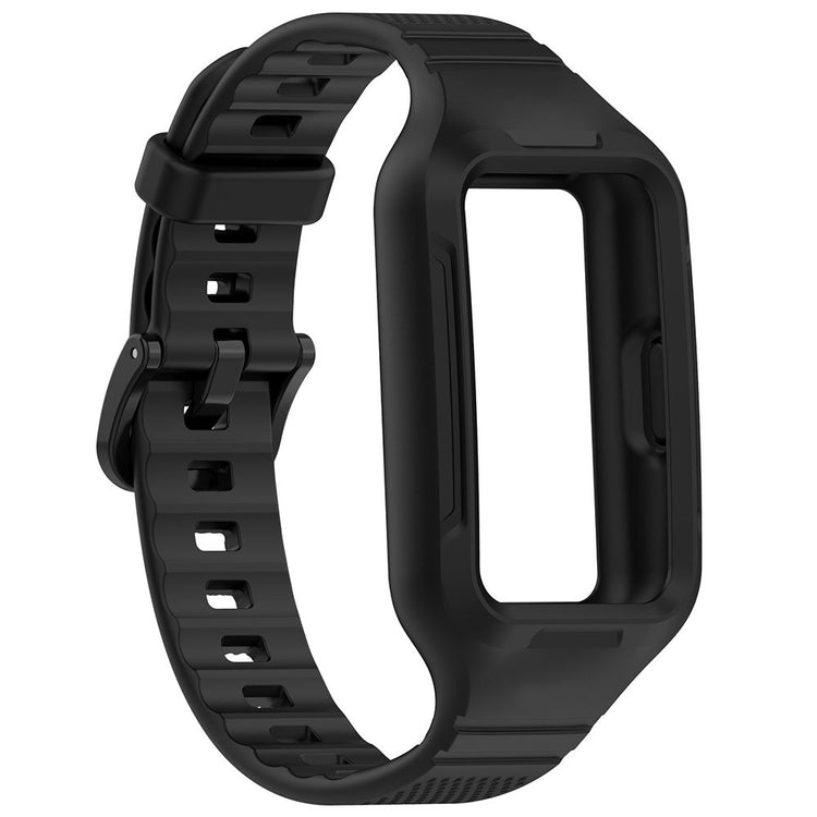 Helt Vildt Slidstærk Silikone Universal Rem passer til Smartwatch - Sort#serie_7