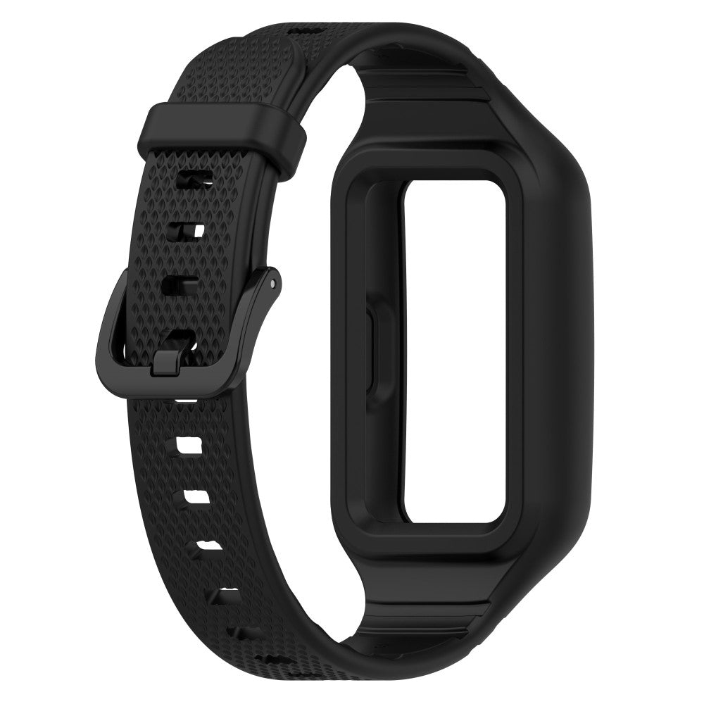 Helt Vildt Slidstærk Silikone Universal Rem passer til Smartwatch - Sort#serie_7