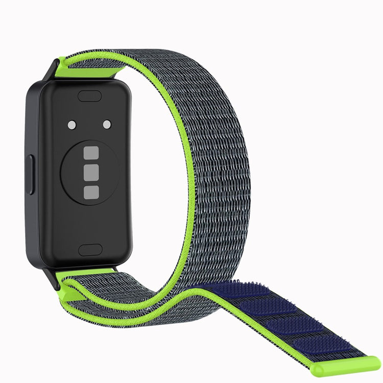 Super Fantastisk Nylon Rem passer til Huawei Band 8 - Grøn#serie_5
