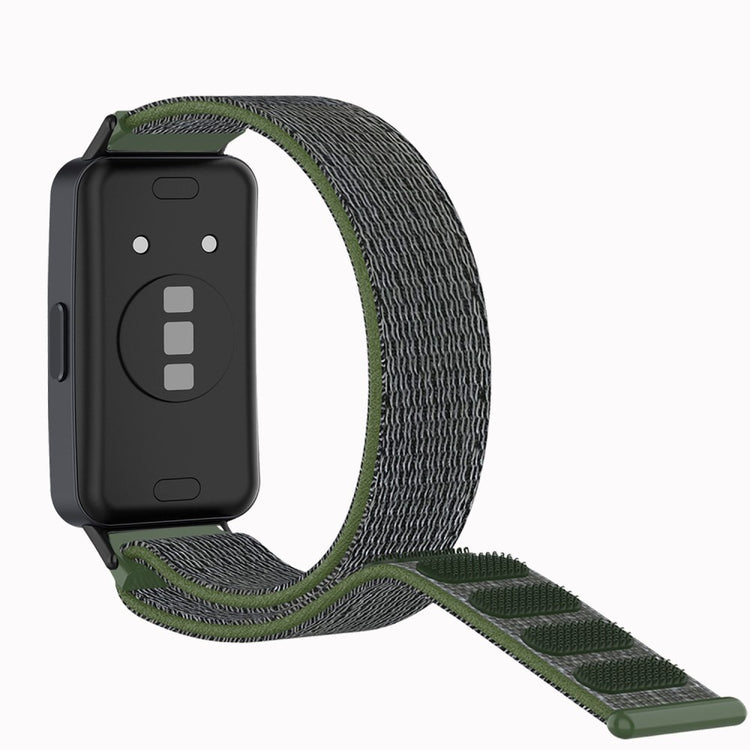 Super Fantastisk Nylon Rem passer til Huawei Band 8 - Grøn#serie_6