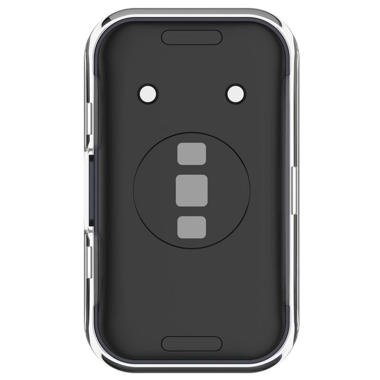 Super Pænt Cover med Skærmbeskytter i Plastik og Hærdet Glas passer til Huawei Band 8 - Gennemsigtig#serie_5
