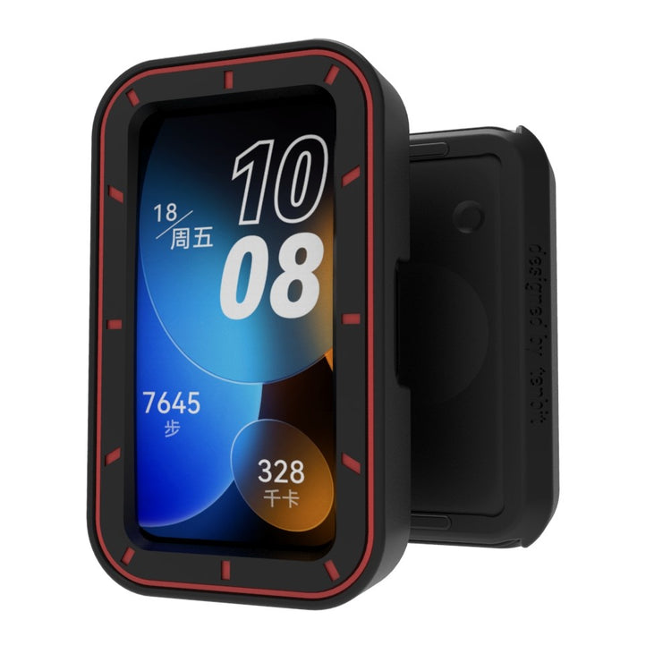 Beskyttende Silikone Bumper passer til Huawei Band 8 - Grøn#serie_2