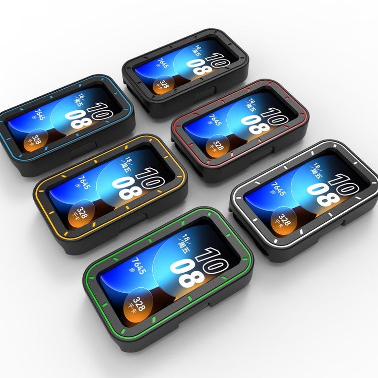 Beskyttende Silikone Bumper passer til Huawei Band 8 - Hvid#serie_4