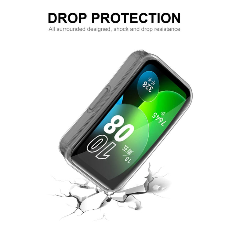Vildt Fed Silikone Cover passer til Huawei Band 8 - Gennemsigtig#serie_021