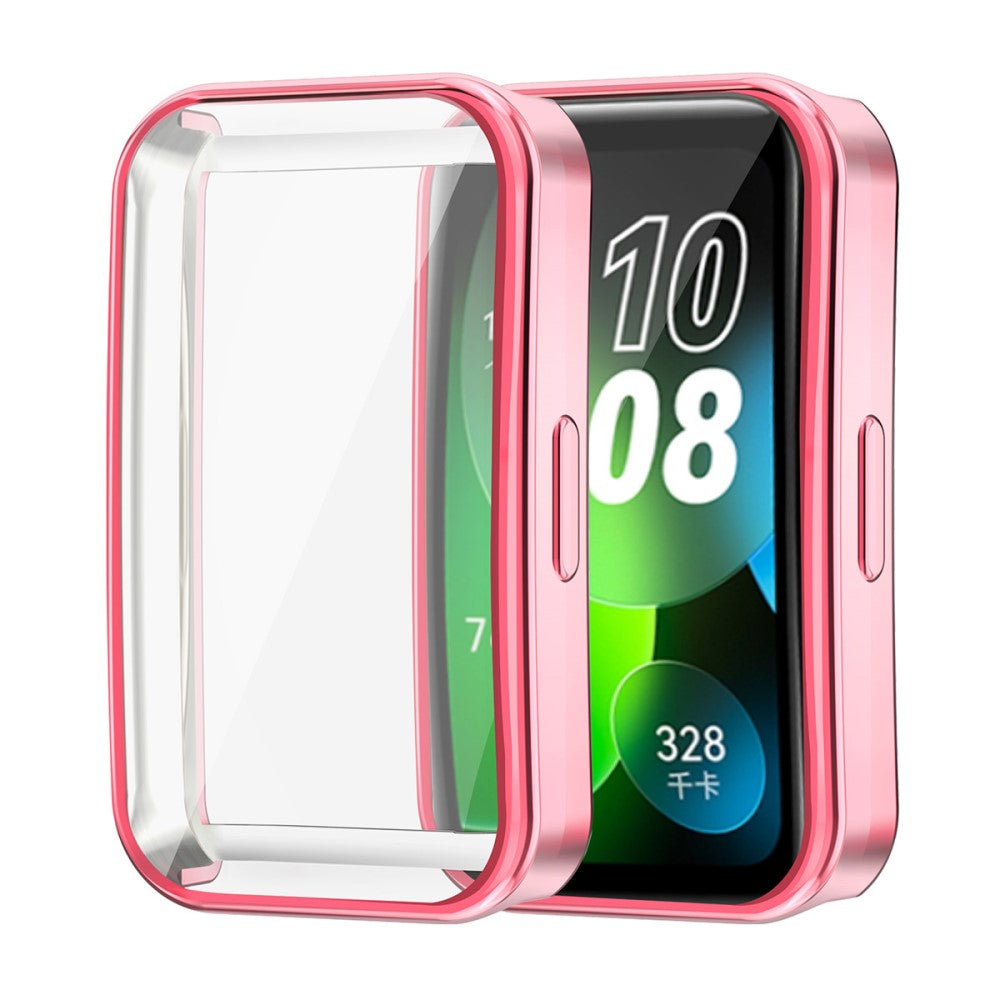 Meget Godt Silikone Cover passer til Huawei Band 8 - Pink#serie_1
