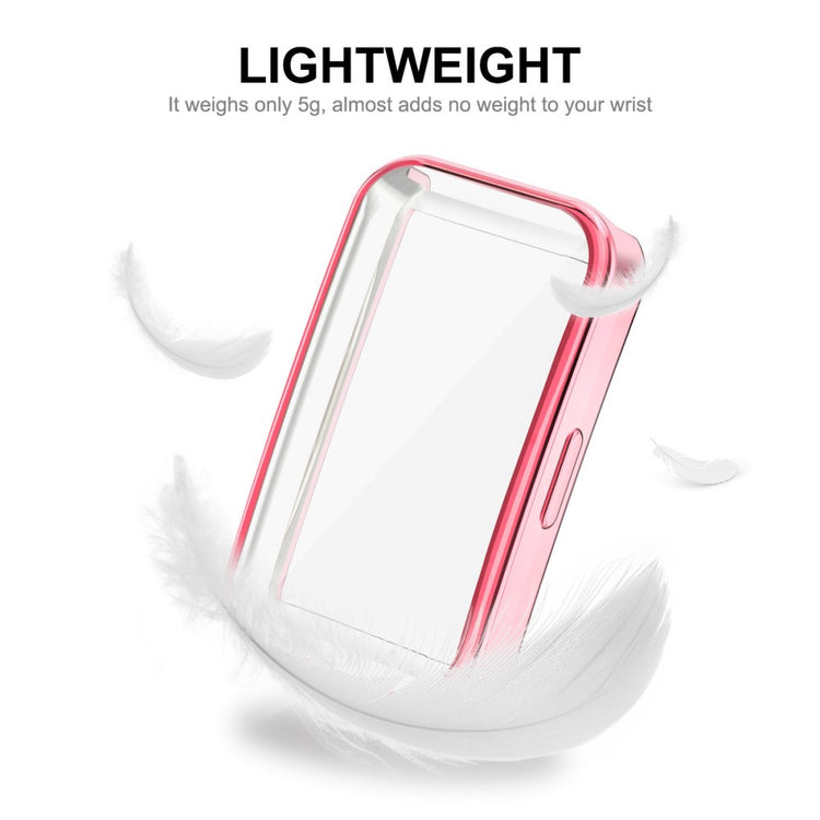 Meget Godt Silikone Cover passer til Huawei Band 8 - Sort#serie_2