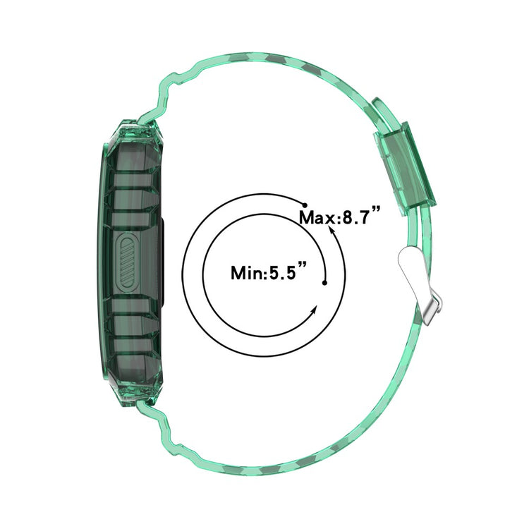 Tidsløst Silikone Universal Rem passer til Smartwatch - Rød#serie_2