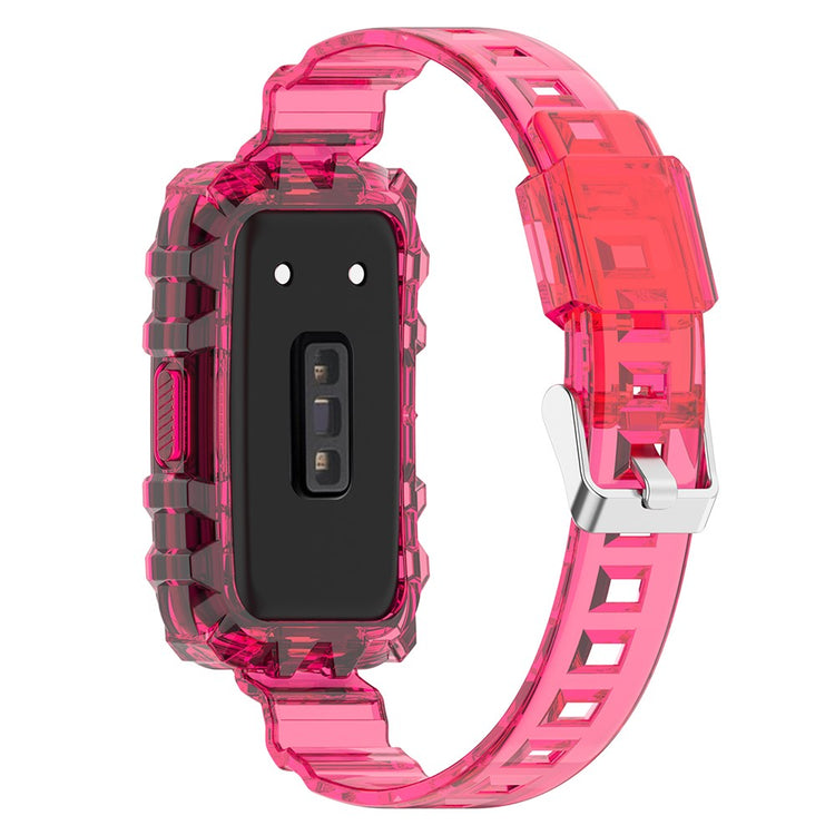 Tidsløst Silikone Universal Rem passer til Smartwatch - Rød#serie_2