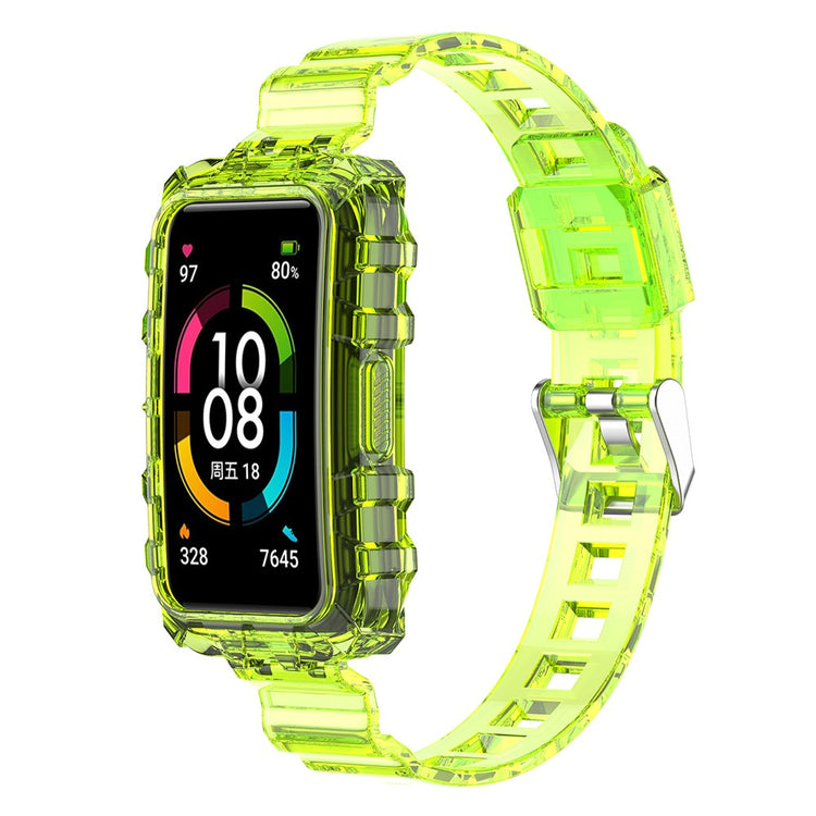 Tidsløst Silikone Universal Rem passer til Smartwatch - Gul#serie_3