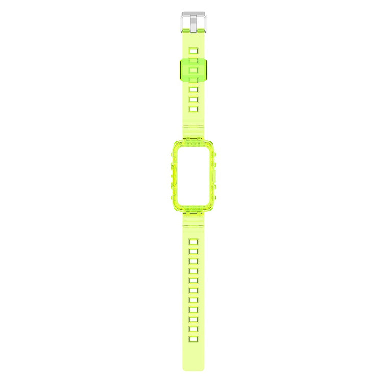 Tidsløst Silikone Universal Rem passer til Smartwatch - Gul#serie_3