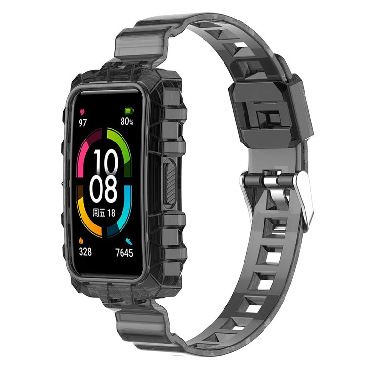 Tidsløst Silikone Universal Rem passer til Smartwatch - Sort#serie_4