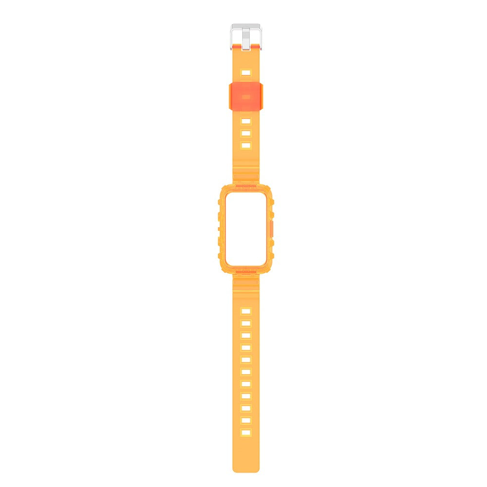 Tidsløst Silikone Universal Rem passer til Smartwatch - Orange#serie_5