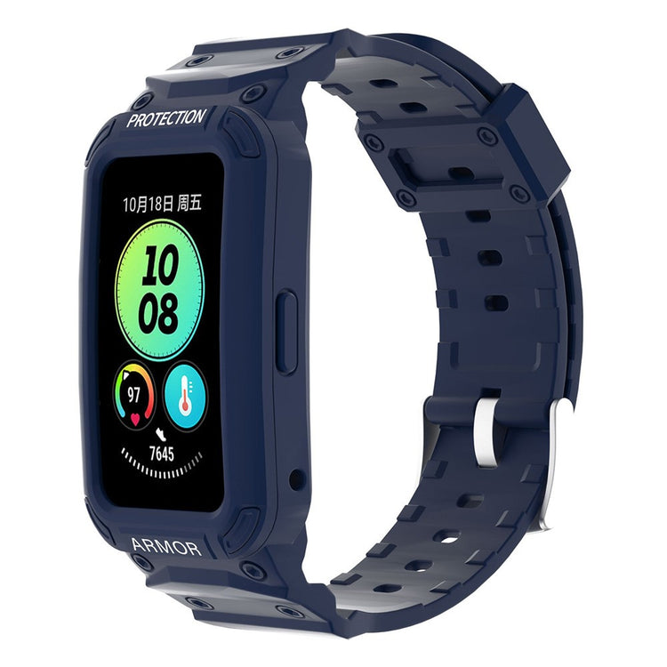 Huawei Band 8 / 7 / 6 strap with protective cover - Dark Blue#serie_6