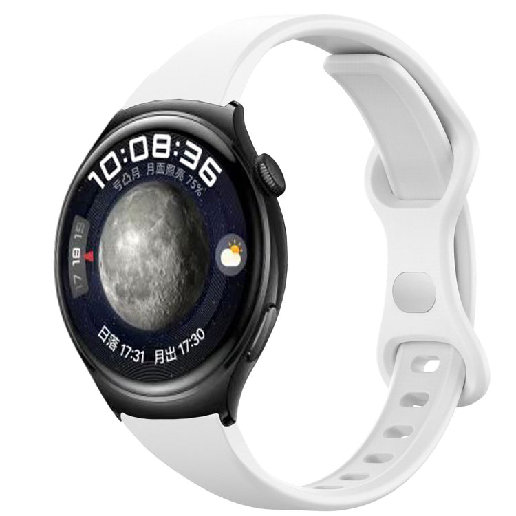 Komfortabel Silikone Universal Rem passer til Smartwatch - Hvid#serie_1