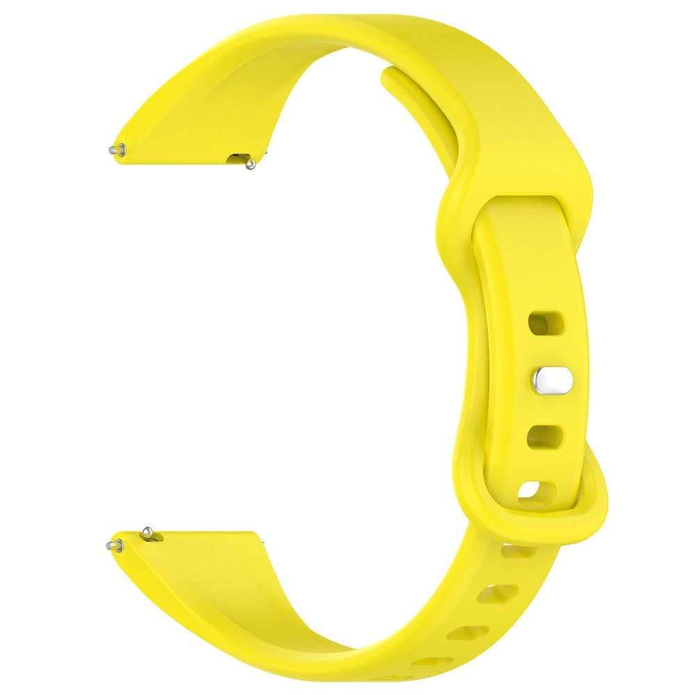 Komfortabel Silikone Universal Rem passer til Smartwatch - Gul#serie_6