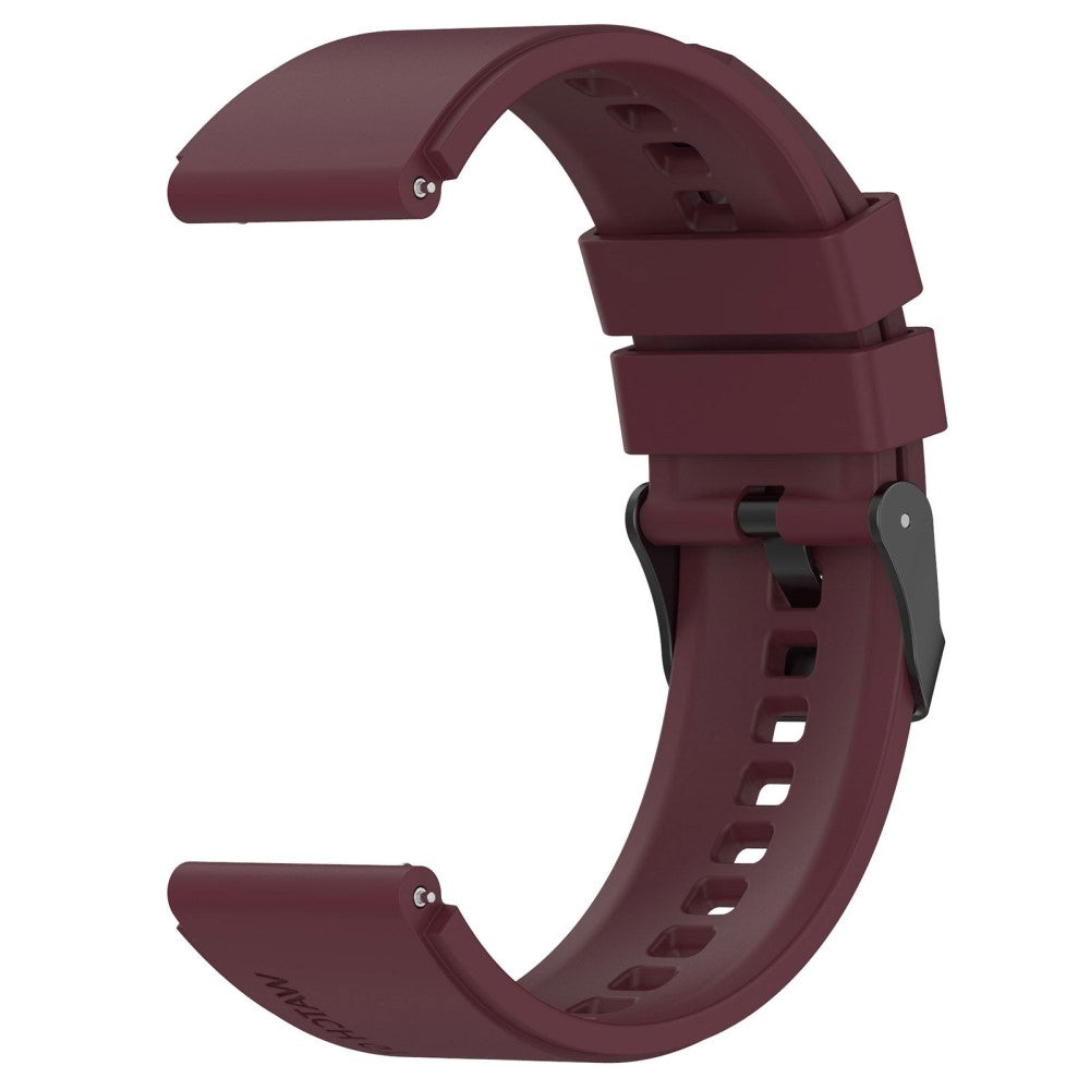 Vildt Sejt Silikone Universal Rem passer til Smartwatch - Rød#serie_1
