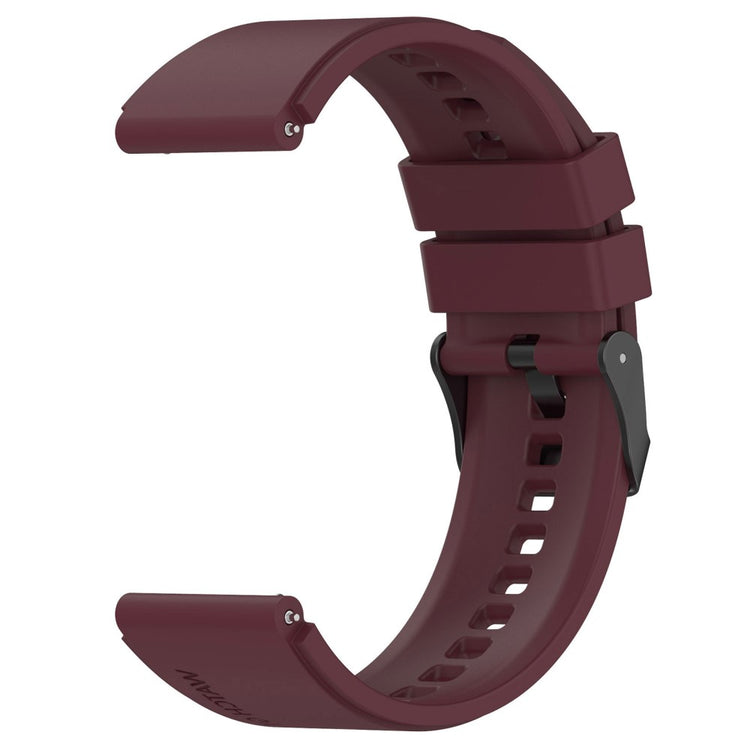 Vildt Sejt Silikone Universal Rem passer til Smartwatch - Rød#serie_1
