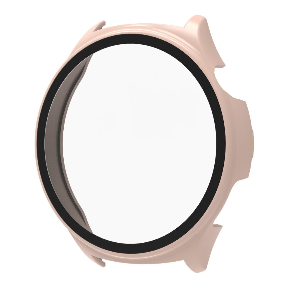 Mega Fed Cover med Skærmbeskytter i Plastik og Hærdet Glas passer til Huawei Watch 4 - Pink#serie_5