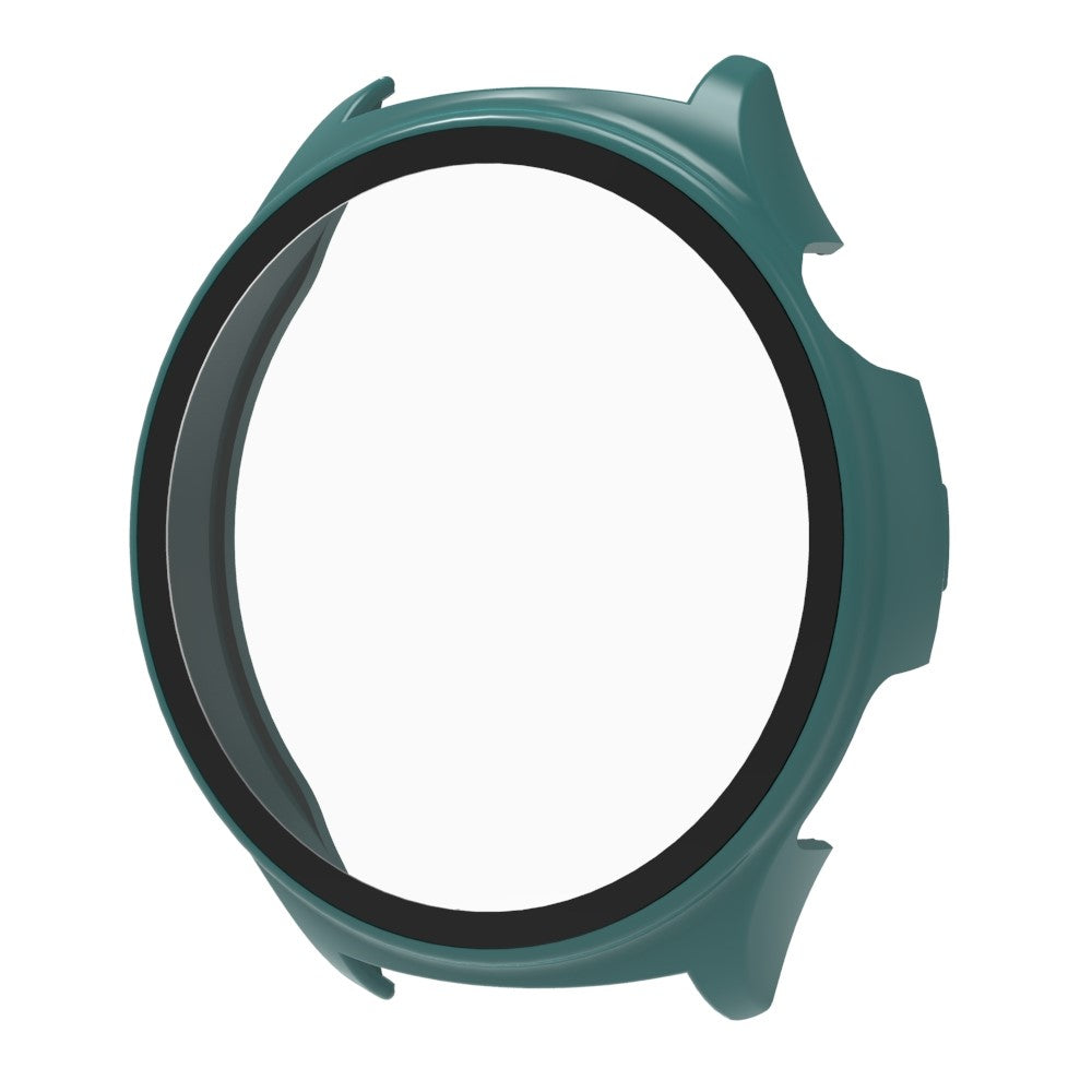 Mega Fed Cover med Skærmbeskytter i Plastik og Hærdet Glas passer til Huawei Watch 4 - Grøn#serie_6