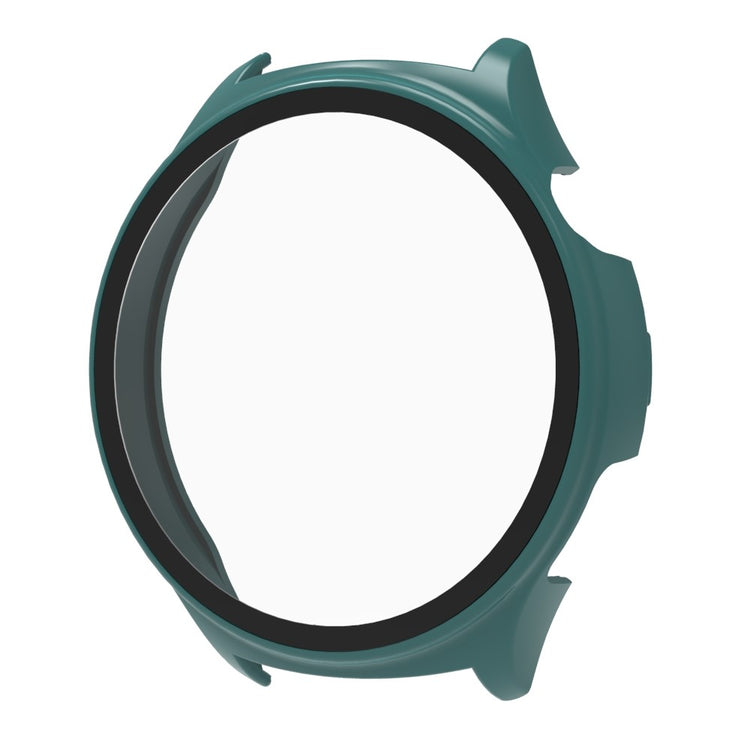 Mega Fed Cover med Skærmbeskytter i Plastik og Hærdet Glas passer til Huawei Watch 4 - Grøn#serie_6