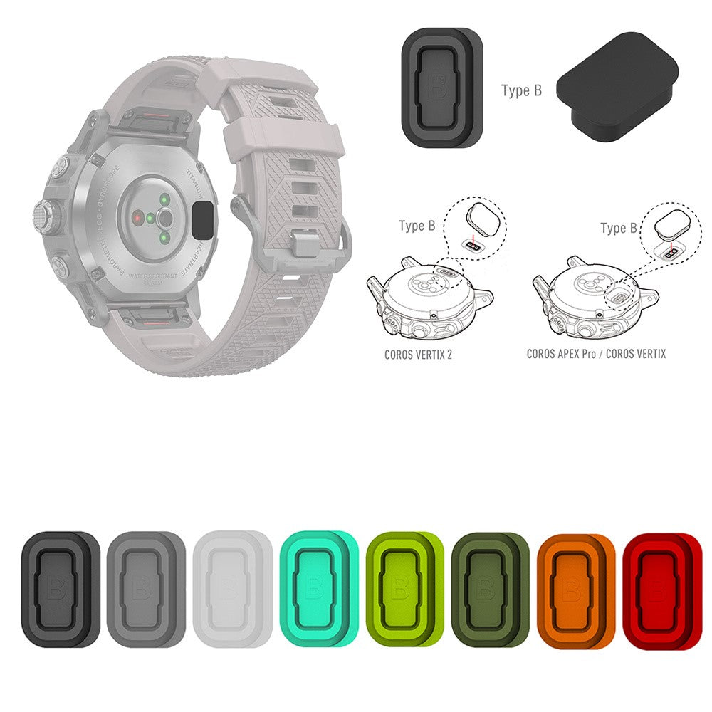 Super Pænt Silikone Cover passer til Coros Smartwatch - Grøn#serie_3