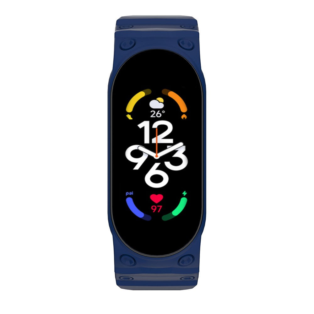 Rigtigt Skøn Silikone Universal Rem passer til Xiaomi Smartwatch - Blå#serie_5
