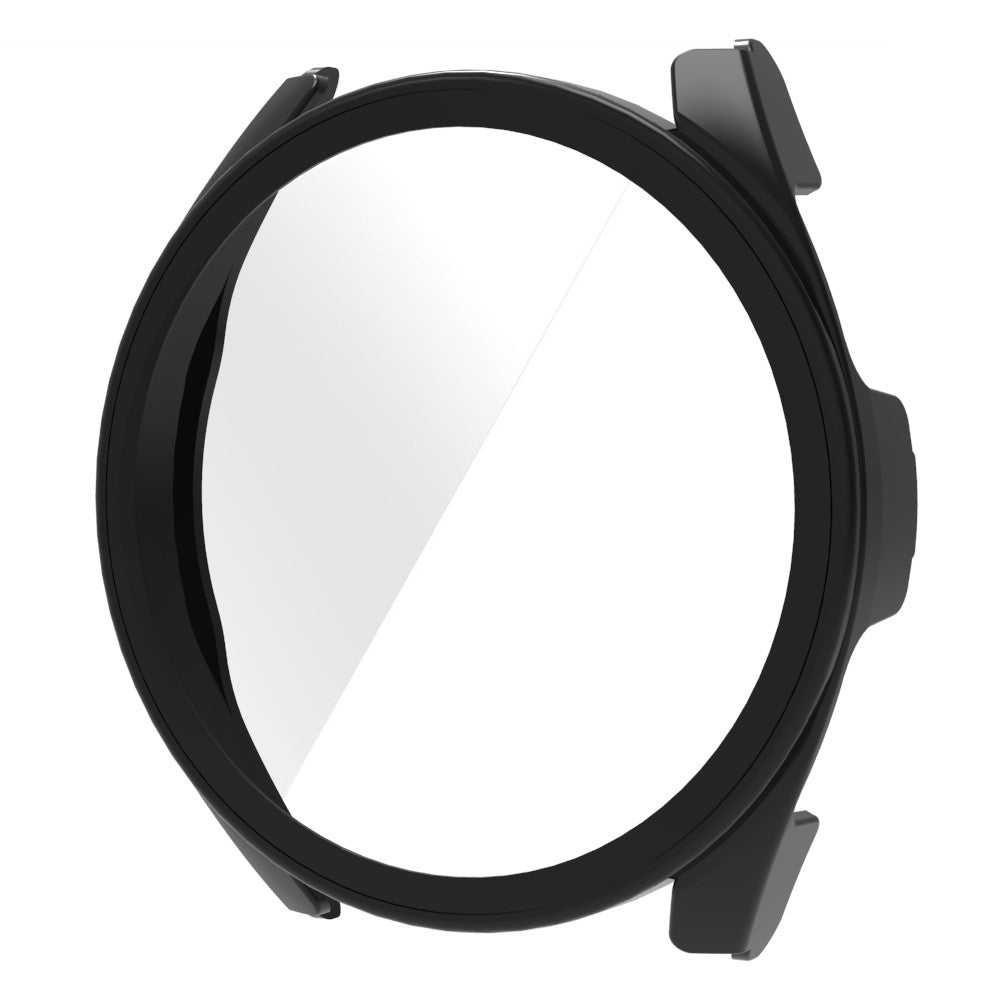 Rigtigt Fint Xiaomi Watch S2 46mm Cover med Skærmbeskytter i Plastik og Hærdet Glas - Sort#serie_6