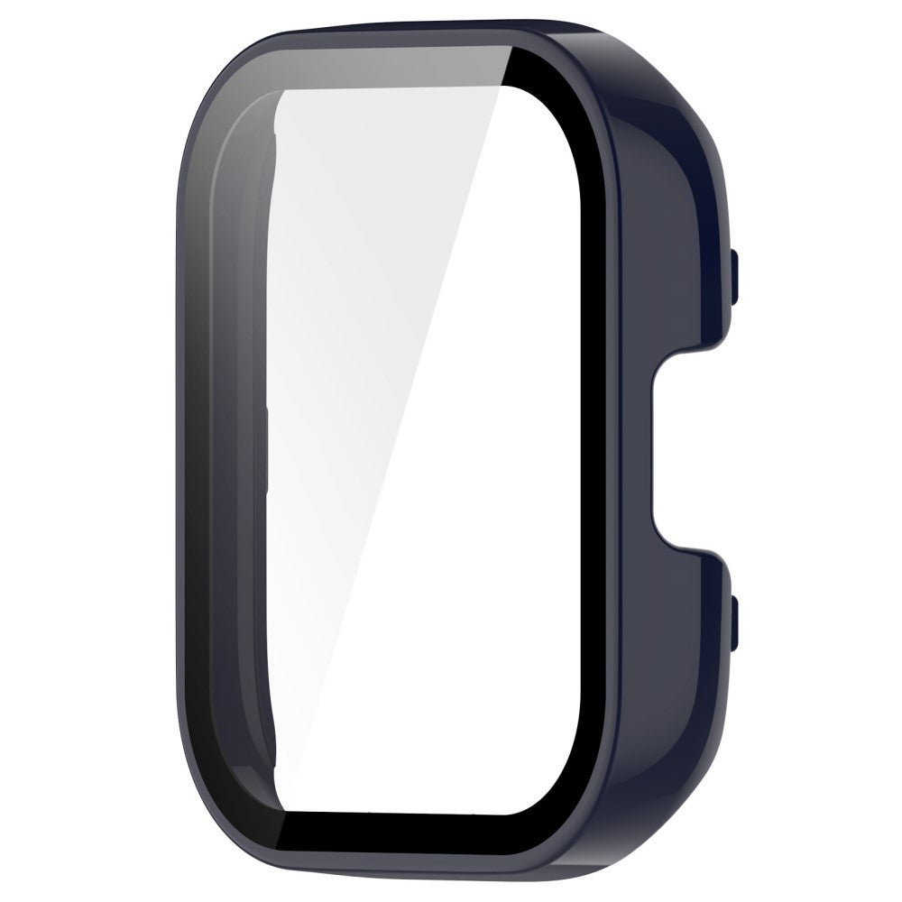 Meget Fint Xiaomi Redmi Band 3 Cover med Skærmbeskytter i Plastik og Hærdet Glas - Blå#serie_2