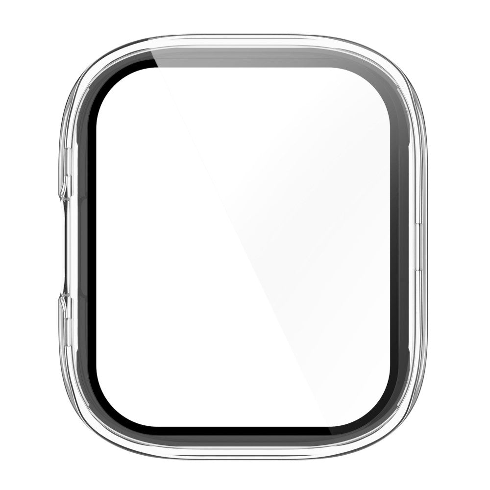 Meget Fint Xiaomi Redmi Band 3 Cover med Skærmbeskytter i Plastik og Hærdet Glas - Gennemsigtig#serie_4