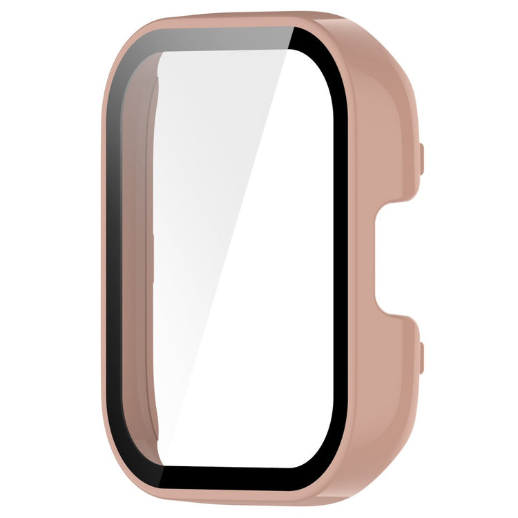 Meget Fint Xiaomi Redmi Band 3 Cover med Skærmbeskytter i Plastik og Hærdet Glas - Pink#serie_6